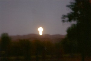 scan0005 A sun cross on the mountain on the full moon.